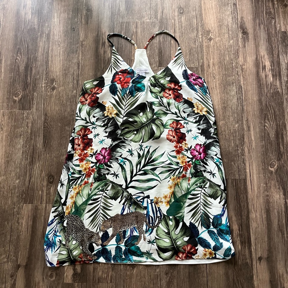 NWOT Carolina Belle Tropical Print Dress